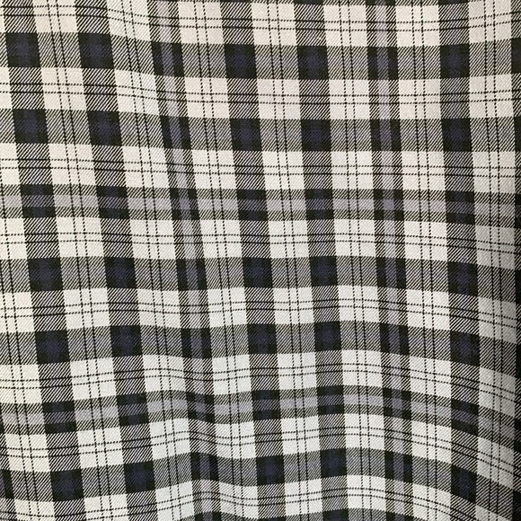 Peter Millar Blue Plaid Long Sleeve 100% Cotton Button Up Shirt size L - Picture 5 of 12